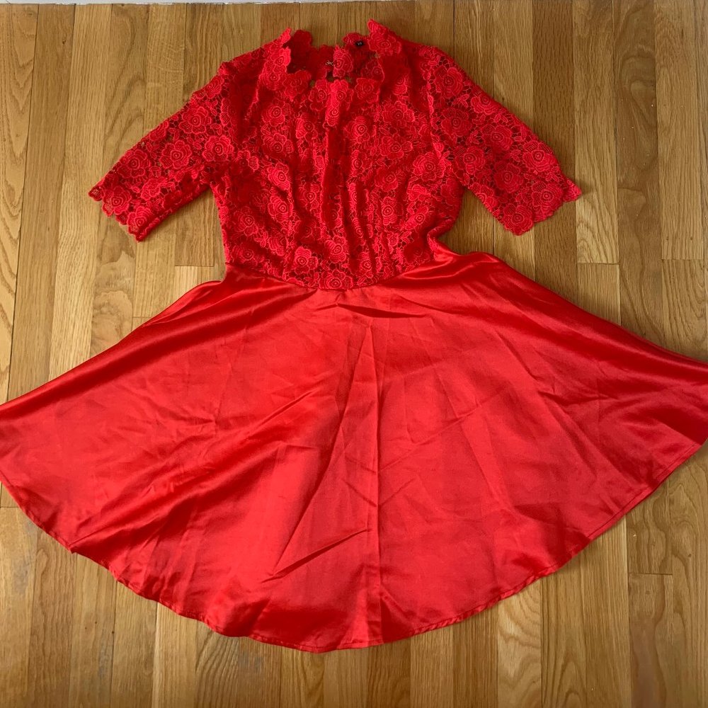 Red Lacey Dress
